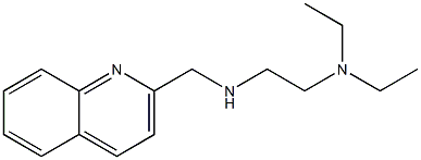 [2-(diethylamino)ethyl](quinolin-2-ylmethyl)amine Struktur