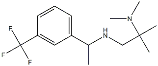 [2-(dimethylamino)-2-methylpropyl]({1-[3-(trifluoromethyl)phenyl]ethyl})amine Struktur