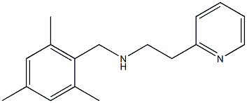 [2-(pyridin-2-yl)ethyl][(2,4,6-trimethylphenyl)methyl]amine Struktur