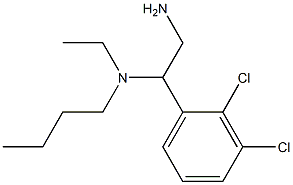 [2-amino-1-(2,3-dichlorophenyl)ethyl](butyl)ethylamine Struktur