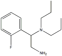 [2-amino-1-(2-fluorophenyl)ethyl]dipropylamine Struktur