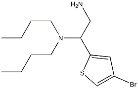 [2-amino-1-(4-bromothiophen-2-yl)ethyl]dibutylamine Struktur