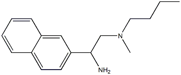 [2-amino-2-(naphthalen-2-yl)ethyl](butyl)methylamine Struktur