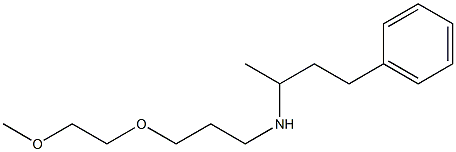 [3-(2-methoxyethoxy)propyl](4-phenylbutan-2-yl)amine Struktur