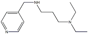 [3-(diethylamino)propyl](pyridin-4-ylmethyl)amine Struktur