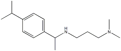 [3-(dimethylamino)propyl]({1-[4-(propan-2-yl)phenyl]ethyl})amine Struktur