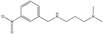 [3-(dimethylamino)propyl][(3-nitrophenyl)methyl]amine Struktur