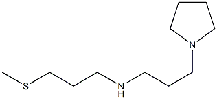 [3-(methylsulfanyl)propyl][3-(pyrrolidin-1-yl)propyl]amine Struktur