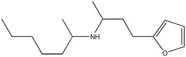 [4-(furan-2-yl)butan-2-yl](heptan-2-yl)amine Struktur