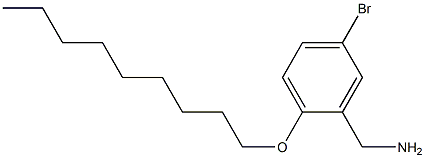 [5-bromo-2-(nonyloxy)phenyl]methanamine Struktur