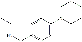 {[4-(piperidin-1-yl)phenyl]methyl}(propyl)amine Struktur