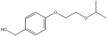 {4-[2-(propan-2-yloxy)ethoxy]phenyl}methanol Struktur