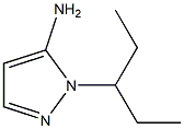 1-(1-ethylpropyl)-1H-pyrazol-5-amine Struktur