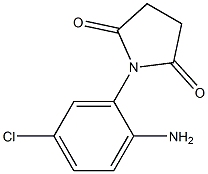 1-(2-amino-5-chlorophenyl)pyrrolidine-2,5-dione Struktur