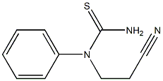 1-(2-cyanoethyl)-1-phenylthiourea Struktur