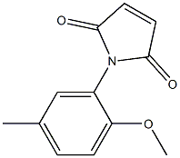 1-(2-methoxy-5-methylphenyl)-2,5-dihydro-1H-pyrrole-2,5-dione Struktur