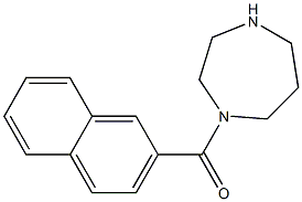 1-(2-naphthoyl)-1,4-diazepane Struktur