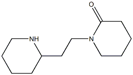 1-(2-piperidin-2-ylethyl)piperidin-2-one Struktur