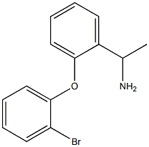 1-[2-(2-bromophenoxy)phenyl]ethan-1-amine Struktur