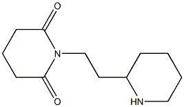 1-[2-(piperidin-2-yl)ethyl]piperidine-2,6-dione Struktur