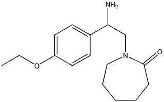 1-[2-amino-2-(4-ethoxyphenyl)ethyl]azepan-2-one Struktur