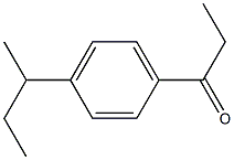 1-[4-(butan-2-yl)phenyl]propan-1-one Struktur