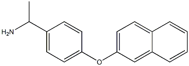 1-[4-(naphthalen-2-yloxy)phenyl]ethan-1-amine Struktur