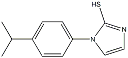 1-[4-(propan-2-yl)phenyl]-1H-imidazole-2-thiol Struktur