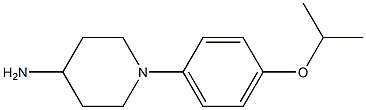 1-[4-(propan-2-yloxy)phenyl]piperidin-4-amine Struktur