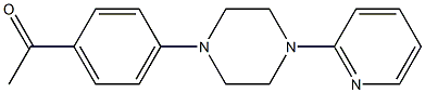 1-{4-[4-(pyridin-2-yl)piperazin-1-yl]phenyl}ethan-1-one Struktur