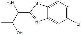 1-amino-1-(5-chloro-1,3-benzothiazol-2-yl)propan-2-ol Struktur