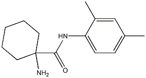 1-amino-N-(2,4-dimethylphenyl)cyclohexanecarboxamide Struktur