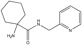 1-amino-N-(pyridin-2-ylmethyl)cyclohexanecarboxamide Struktur