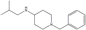 1-benzyl-N-(2-methylpropyl)piperidin-4-amine Struktur