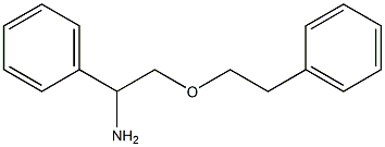 1-phenyl-2-(2-phenylethoxy)ethan-1-amine Struktur