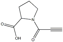 1-propioloylpyrrolidine-2-carboxylic acid Struktur