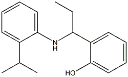 2-(1-{[2-(propan-2-yl)phenyl]amino}propyl)phenol Struktur