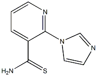 2-(1H-imidazol-1-yl)pyridine-3-carbothioamide Struktur