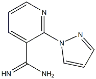 2-(1H-pyrazol-1-yl)pyridine-3-carboximidamide Struktur