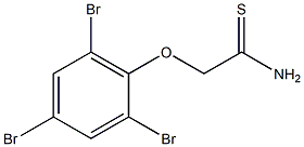 2-(2,4,6-tribromophenoxy)ethanethioamide Struktur