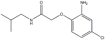 2-(2-amino-4-chlorophenoxy)-N-isobutylacetamide Struktur