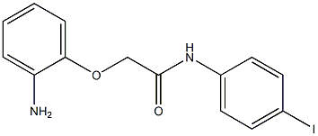 2-(2-aminophenoxy)-N-(4-iodophenyl)acetamide Struktur