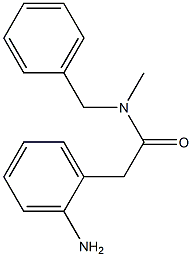 2-(2-aminophenyl)-N-benzyl-N-methylacetamide Struktur