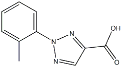 2-(2-methylphenyl)-2H-1,2,3-triazole-4-carboxylic acid Struktur