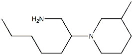 2-(3-methylpiperidin-1-yl)heptan-1-amine Struktur