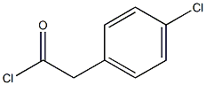 2-(4-chlorophenyl)acetyl chloride Struktur