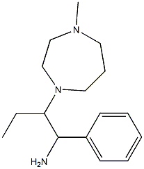 2-(4-methyl-1,4-diazepan-1-yl)-1-phenylbutan-1-amine Struktur