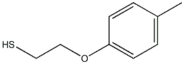 2-(4-methylphenoxy)ethanethiol Struktur