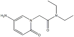 2-(5-amino-2-oxo-1,2-dihydropyridin-1-yl)-N,N-diethylacetamide Struktur