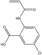 2-(acryloylamino)-5-chlorobenzoic acid Struktur